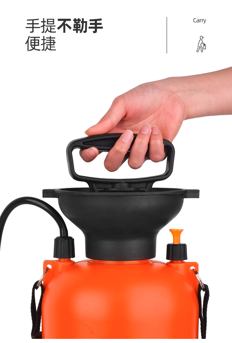 佰世园艺新款背负式消毒喷雾器农用气压浇花喷壶大容量压力喷水壶详情7