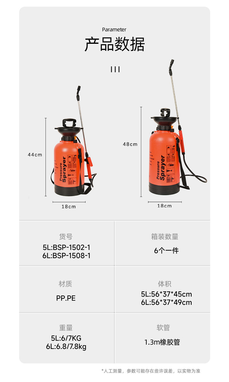 佰世园艺新款背负式消毒喷雾器农用气压浇花喷壶大容量压力喷水壶详情12