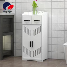 浴室置物架落地式洗手间夹鏠窄小马桶边柜放收纳柜子卫生间储物柜