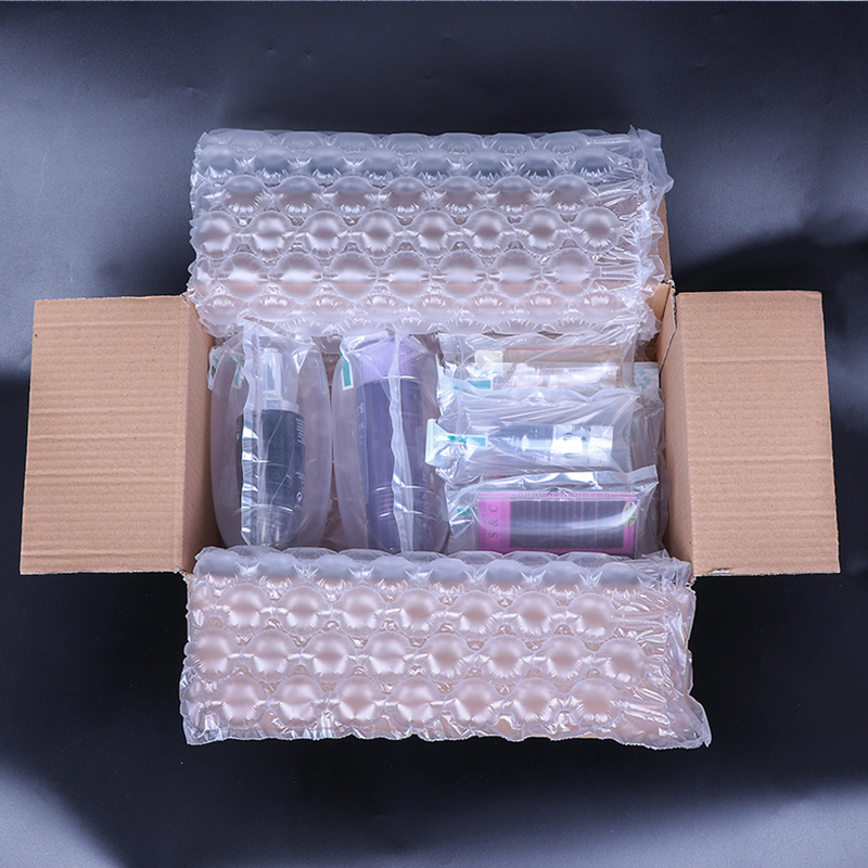 Strong Shockproof Air Wrap Cushion Bag Protective Packing Materil For Cosmetics  Application Scenario