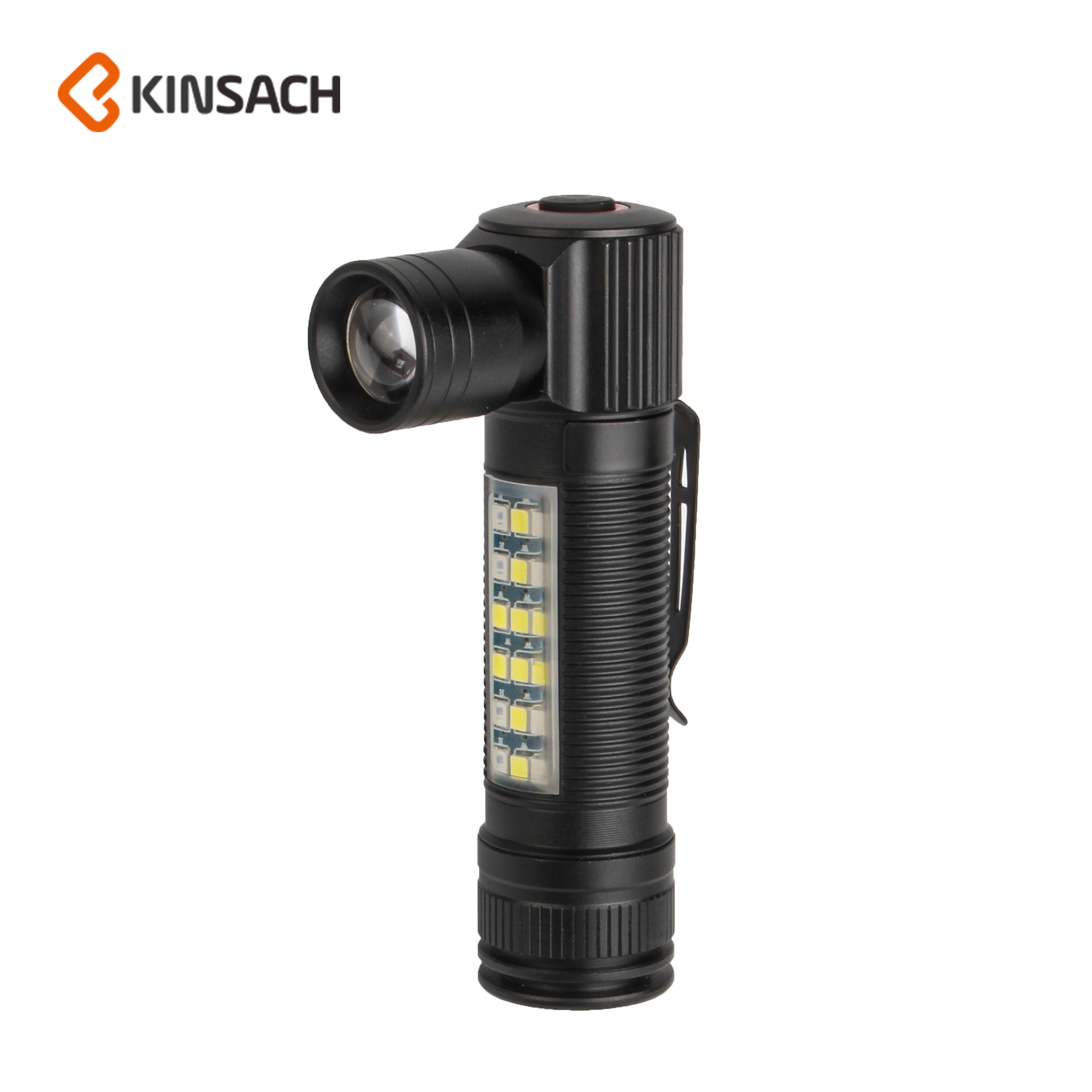 Flashlight strong rechargeable home small portable hotel hotel fire emergency lighting flashlight multi-functional headlamp