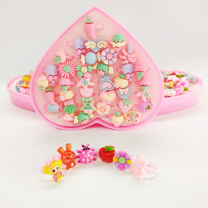 BD220901-1 Children's heart-shaped ring set Application Scenario