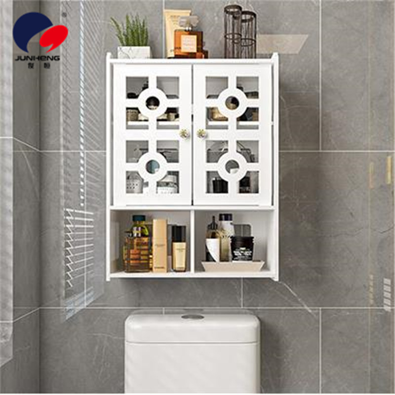 Bathroom non-drilling storage rack, toilet, bathroom wall-mounted shower room, hand wash shower room, body wash wall storage cabinet Specification image