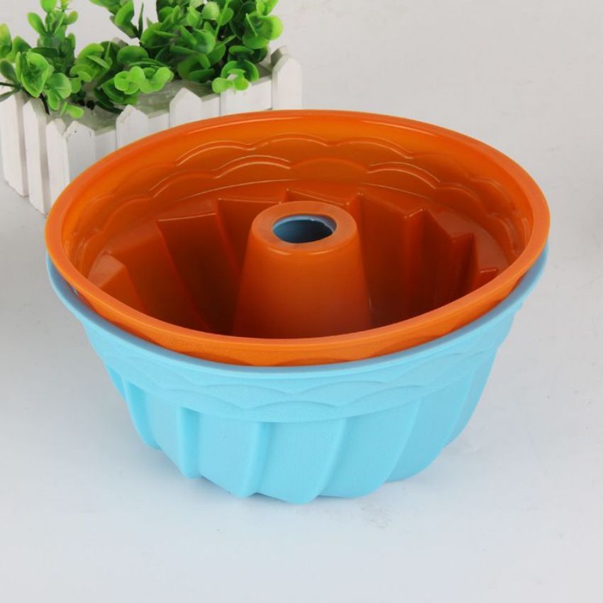 Direct supply of hollow silicone cake mold pumpkin shape DIY baking tools wholesale Qifeng creative cake mold thumbnail