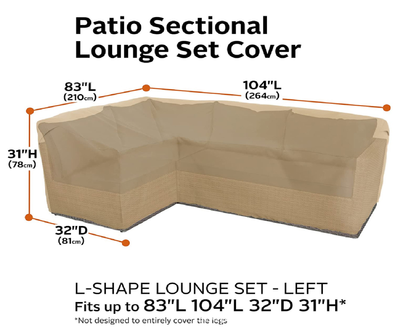 Cross-border hot sales waterproof furniture cover garden furniture corner sofa cover dust cover outdoor furniture table cover thumbnail