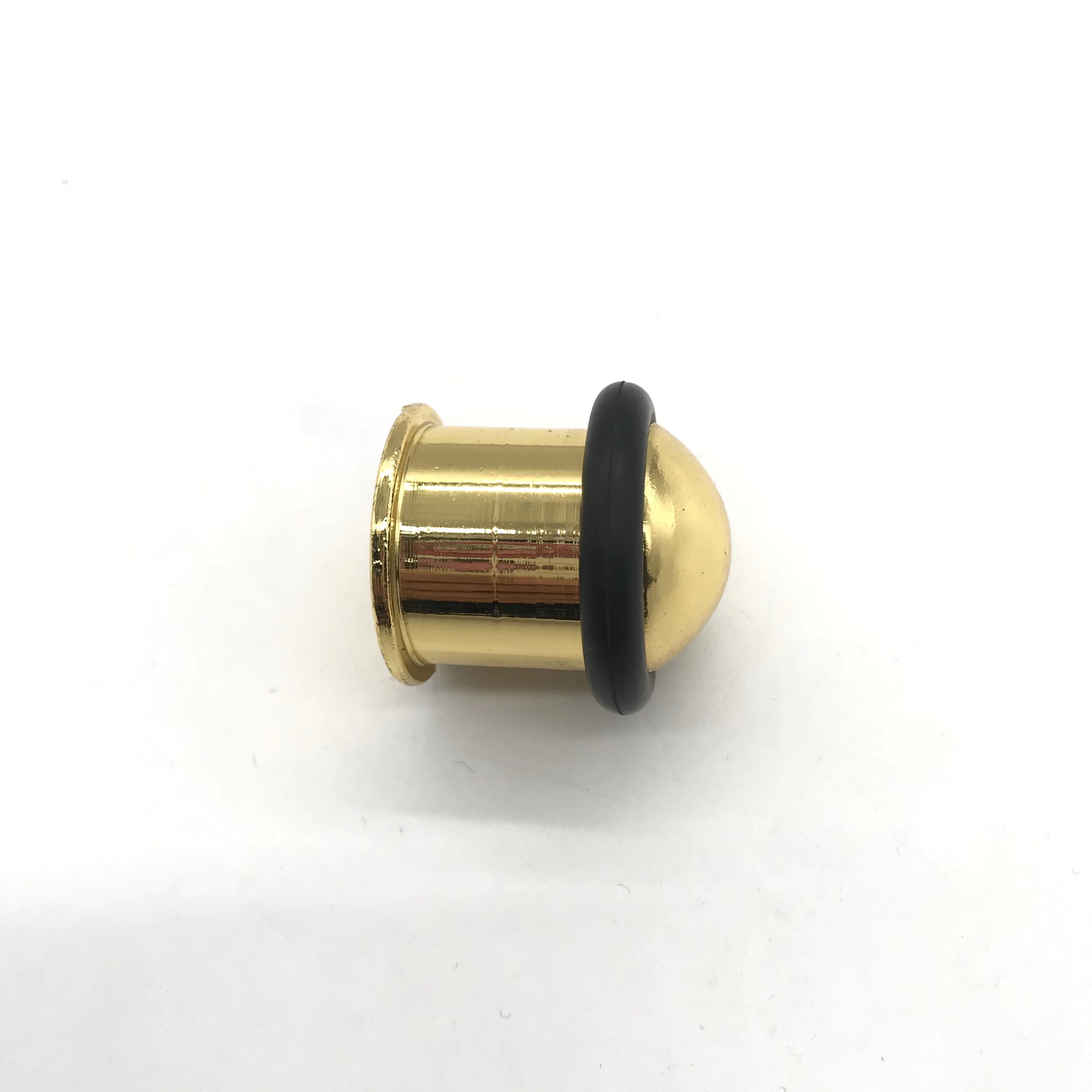 Zinc alloy rubber anti-collision door stop Cylindrical door stop household door stop mounted round door wholesale
