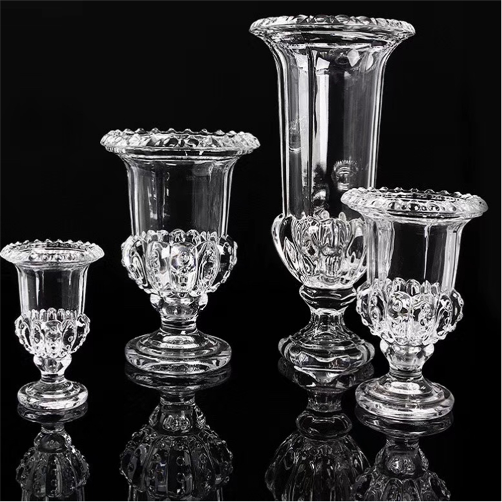Creative And Simple Nordic Water-Cultivated Flower Arrangement Glass Vase Transparent Glass Living Room Decoration Item Vase Crystal Glass Vase Application Scenario