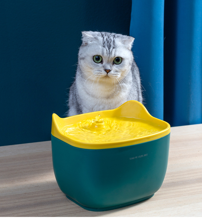 新款猫耳饮水器静音智能猫咪饮水机自动水循环过滤喂水器宠物用品详情12