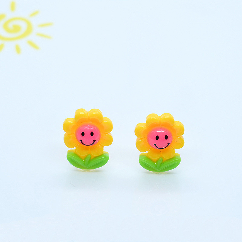 (Pack 500) Handmade Diy Cream Glue Phone Case Headwear Hairpin Resin Accessories Sunflower Application Scenario