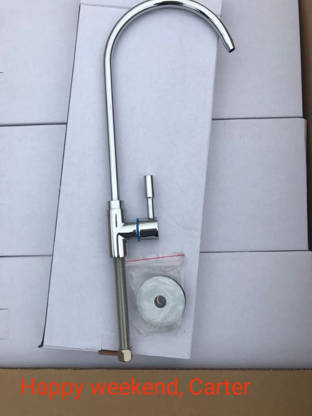 Water Purifier Faucet Small American Single Zinc Alloy Copper Stainless Steel Universal Quick Contact Screw details Picture