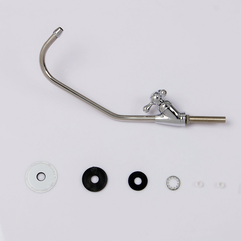 Water Purifier Faucet Small American Single Small Three Fork Zinc Alloy Copper Stainless Steel General Quick Contact Screw details Picture