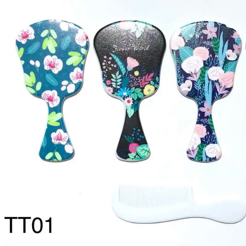 Hair styling comb T01, long hair air bag wide curling comb, air cushion comb, head massage comb, large teeth printed comb, wide teeth for hair styling