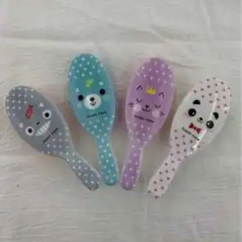 Cartoon long hair, airbag wide curling comb, air cushion comb, head massage comb, large-toothed printed comb, wide-toothed hair care comb