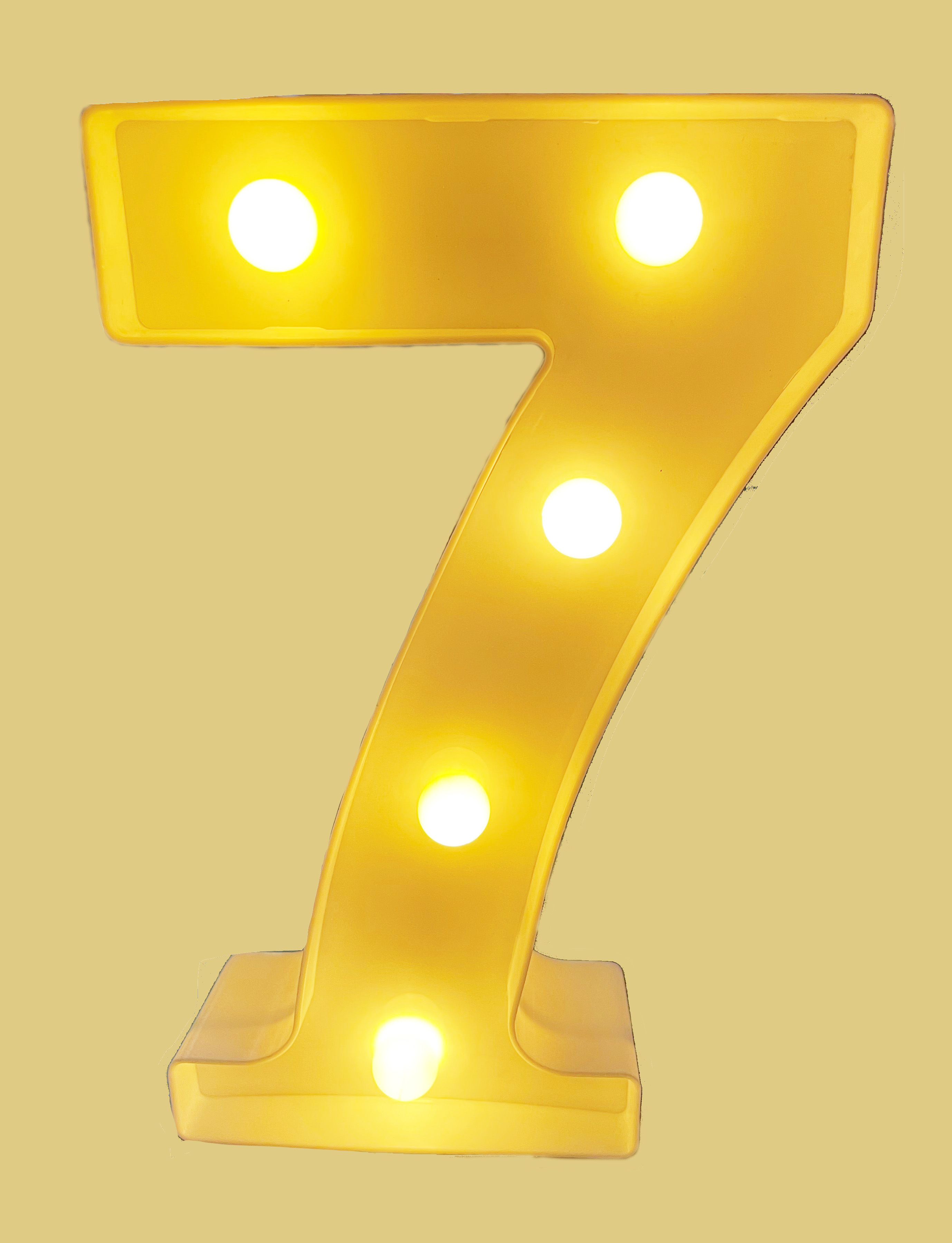 Digital light LED English numeral-shaped light glow romantic confession and proposal scene prop arrangement letter light Specification image