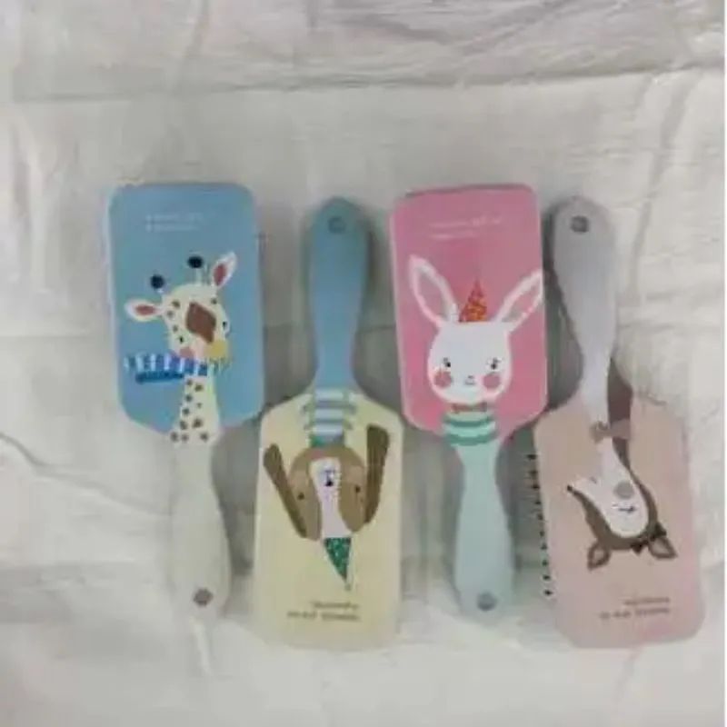Hair comb print Air cushion Massage comb Plastic massage anti-static comb Plastic print cute air bag comb thumbnail