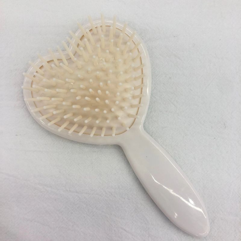 Heart-shaped air cushion massage comb, plastic massage anti-static comb, plastic printed cute airbag comb Item Picture