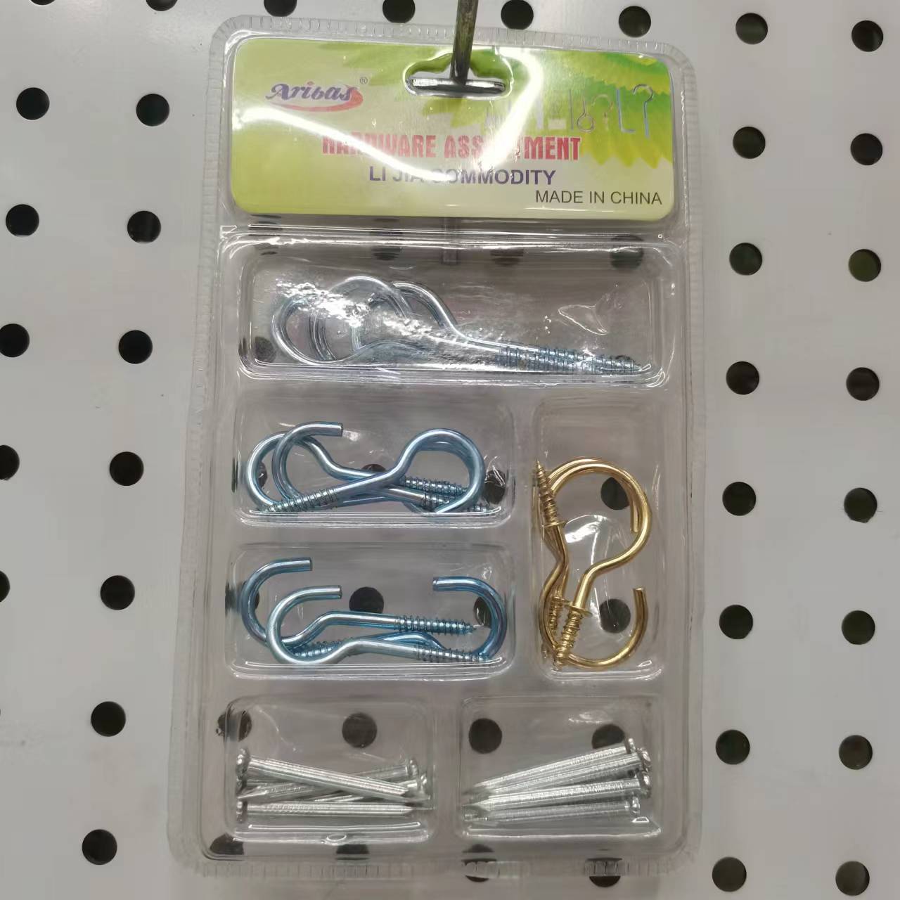 Light Hook, Hook, Steel Nail Combination, Wall Hook 9601