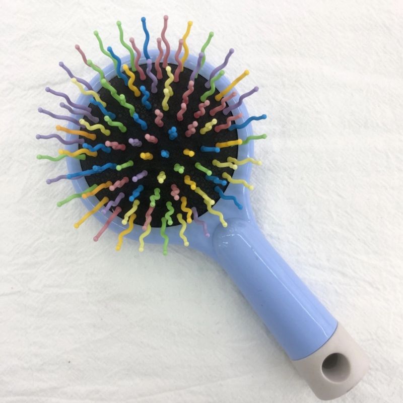 Hair comb, mirror air cushion massage comb, plastic massage anti-static comb, plastic printed cute airbag comb Specification image