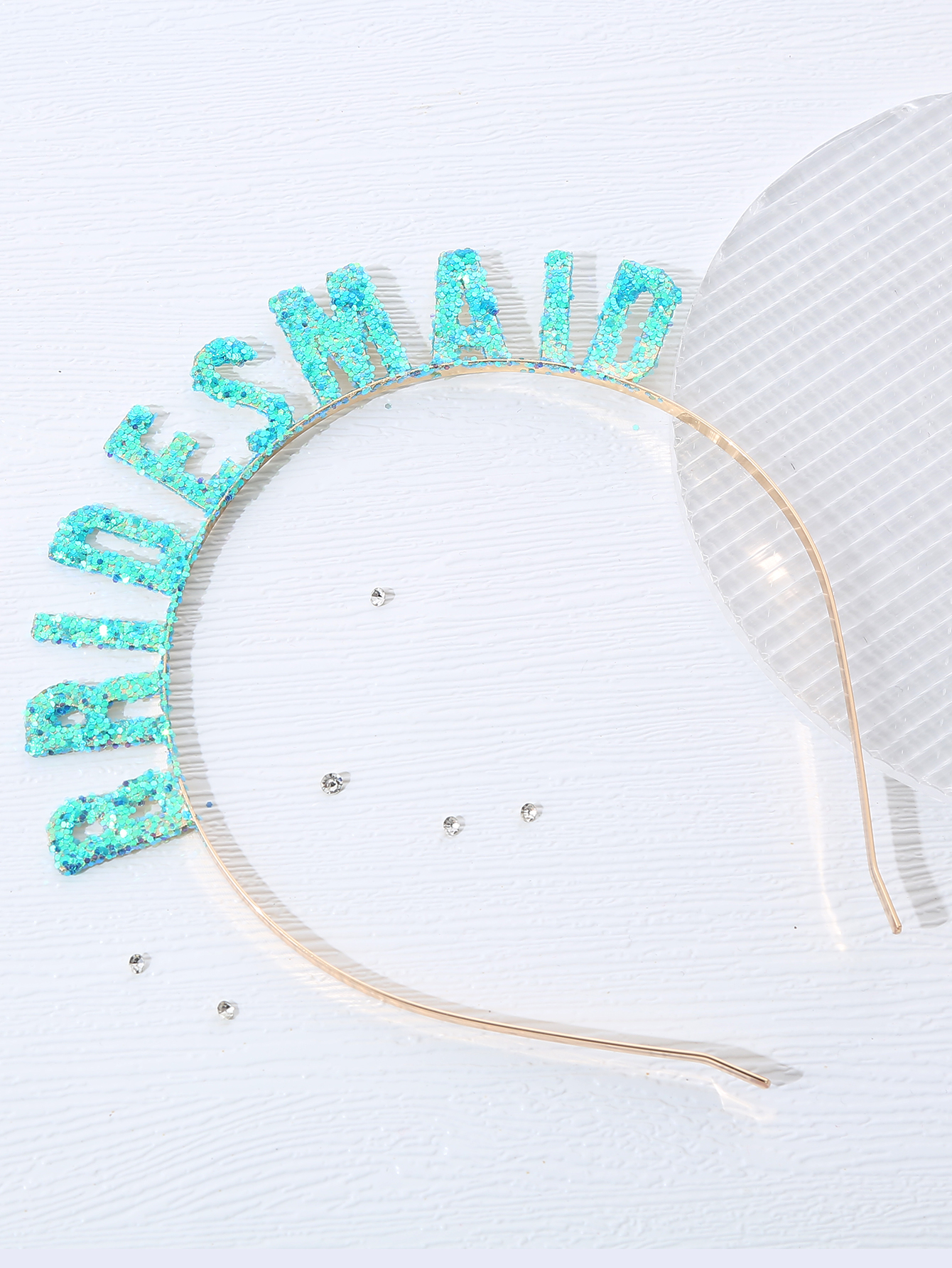 English Letter Gold Onion Powder Bridesmaid Headband Wedding Accessories Party Headwear Wedding Accessories Bride Hair Bridesmaid Headband details Picture