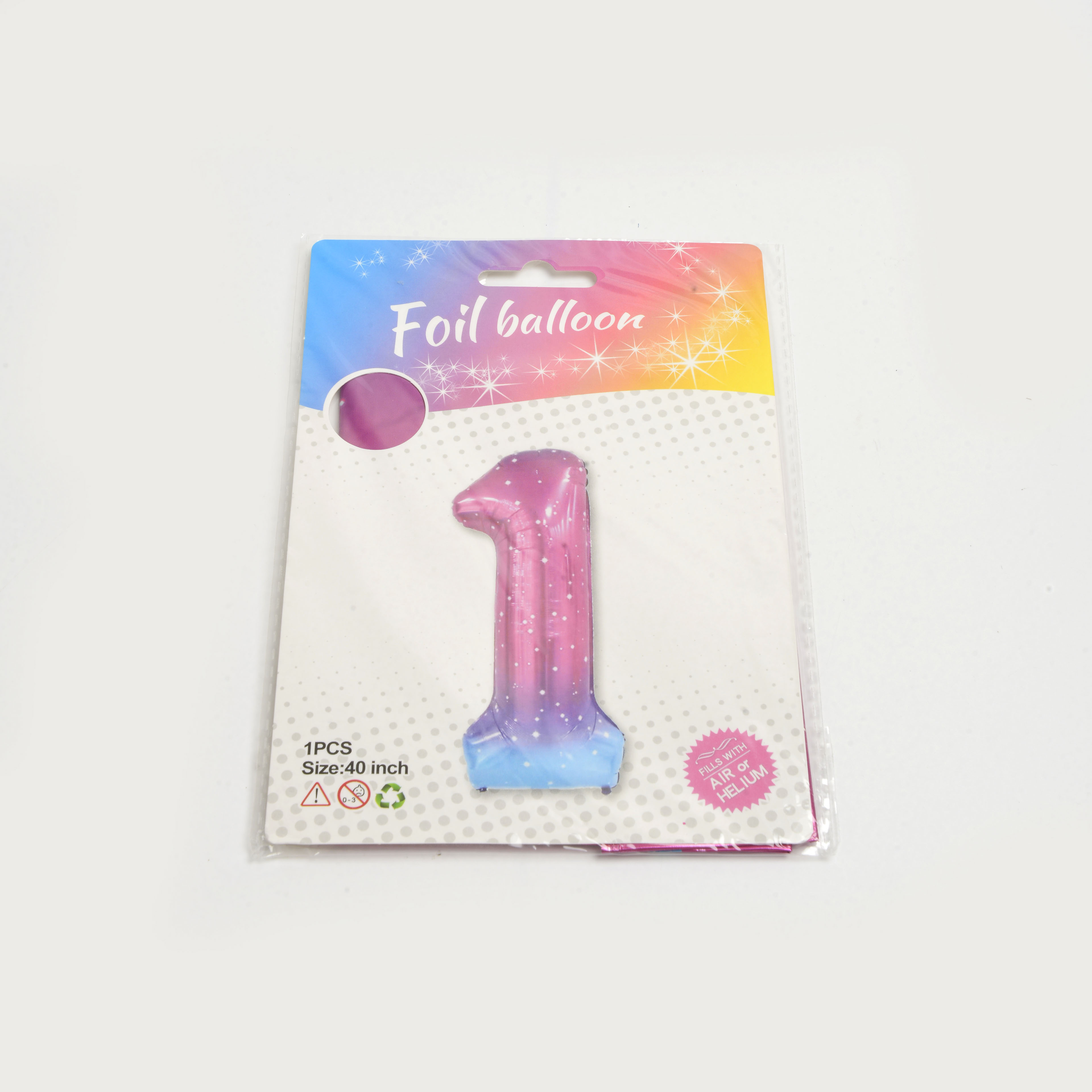 Cross-border birthday balloon package party background decoration gradient digital set balloon set aluminum film balloon set wholesale thumbnail