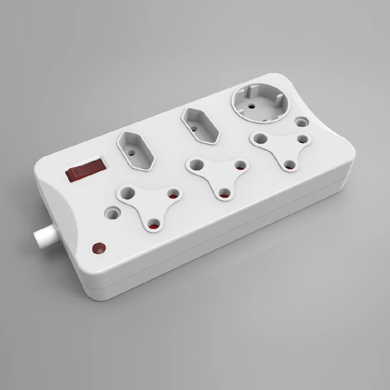 South Africa Socket Socket 6 Ways Sa Multi-Plug Power Socket Price Negotiable