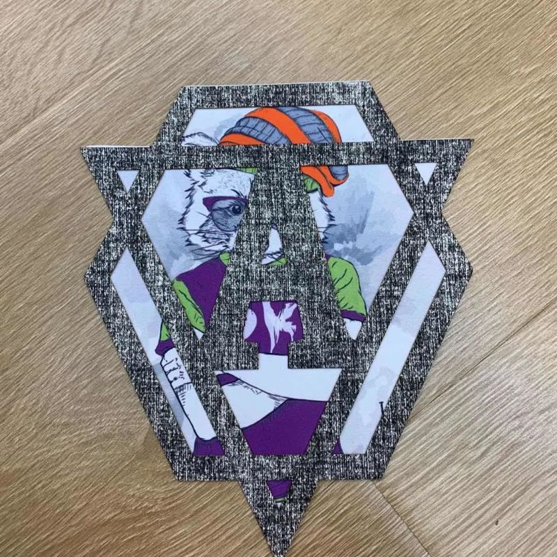 贴画字母掏心系列烫画烫图服装辅料装饰配件