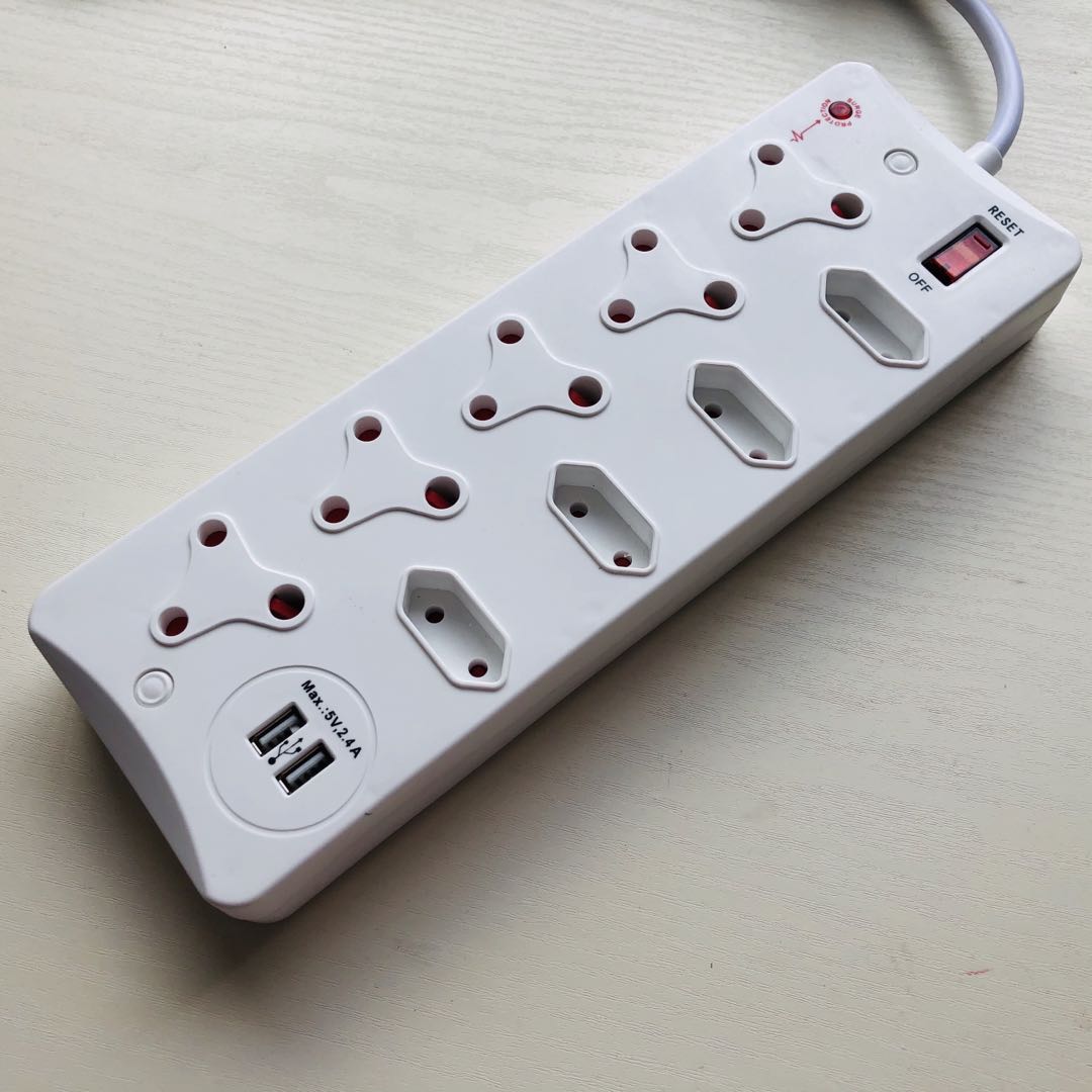 South Africa Socket 9 Ways Sa Multi-Plug Power Socket Price Negotiable details Picture