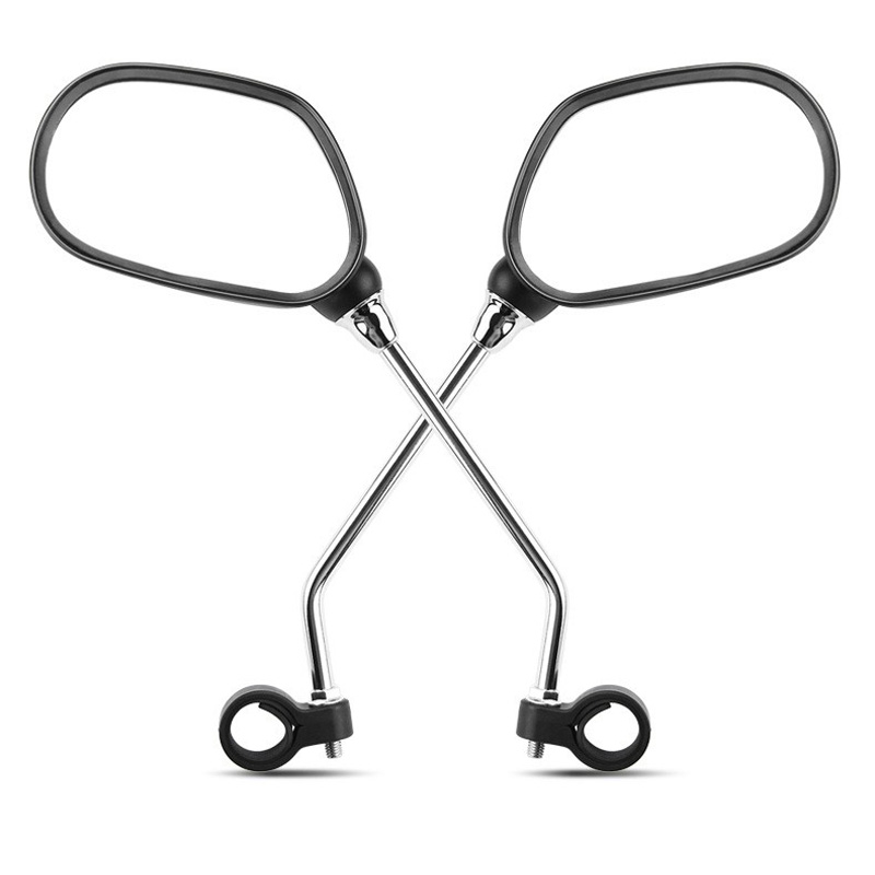 190602 Bicycle rearview mirror, motorcycle bicycle rearview mirror, riding safety view rearview mirror, equipped flat glass mirror, handlebar mirror Specification image