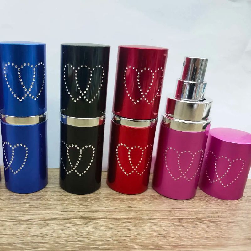 20Ml Double Heart Perfume Bottle Clear Cream Bottle Small Bottle Bayonet Bottle Trial Small Bottle Specification drawing