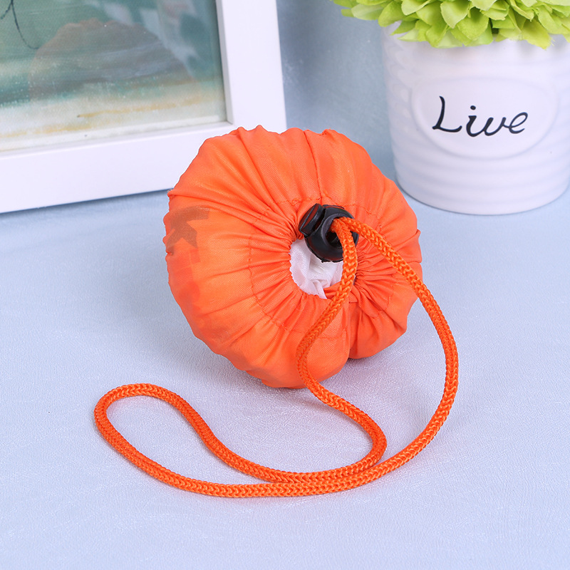 Creative doll polyester shopping bag Customized folding polyester shopping bag ball handbag manufacturer printing thumbnail