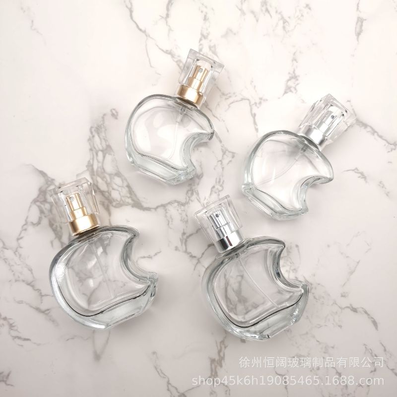 15毫升苹果瓶爆款香水瓶苹果形状细喷雾空瓶便携化妆品分装瓶图