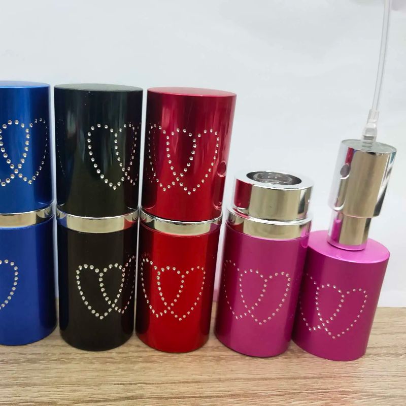 20Ml Double Heart Perfume Bottle Clear Cream Bottle Small Bottle Bayonet Bottle Trial Small Bottle details Picture
