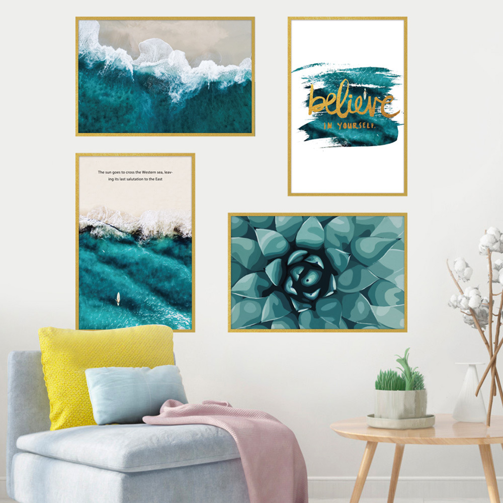 Art picture frame wall sticker living room bedroom children's room self-adhesive decorative stickers AY20019 thumbnail