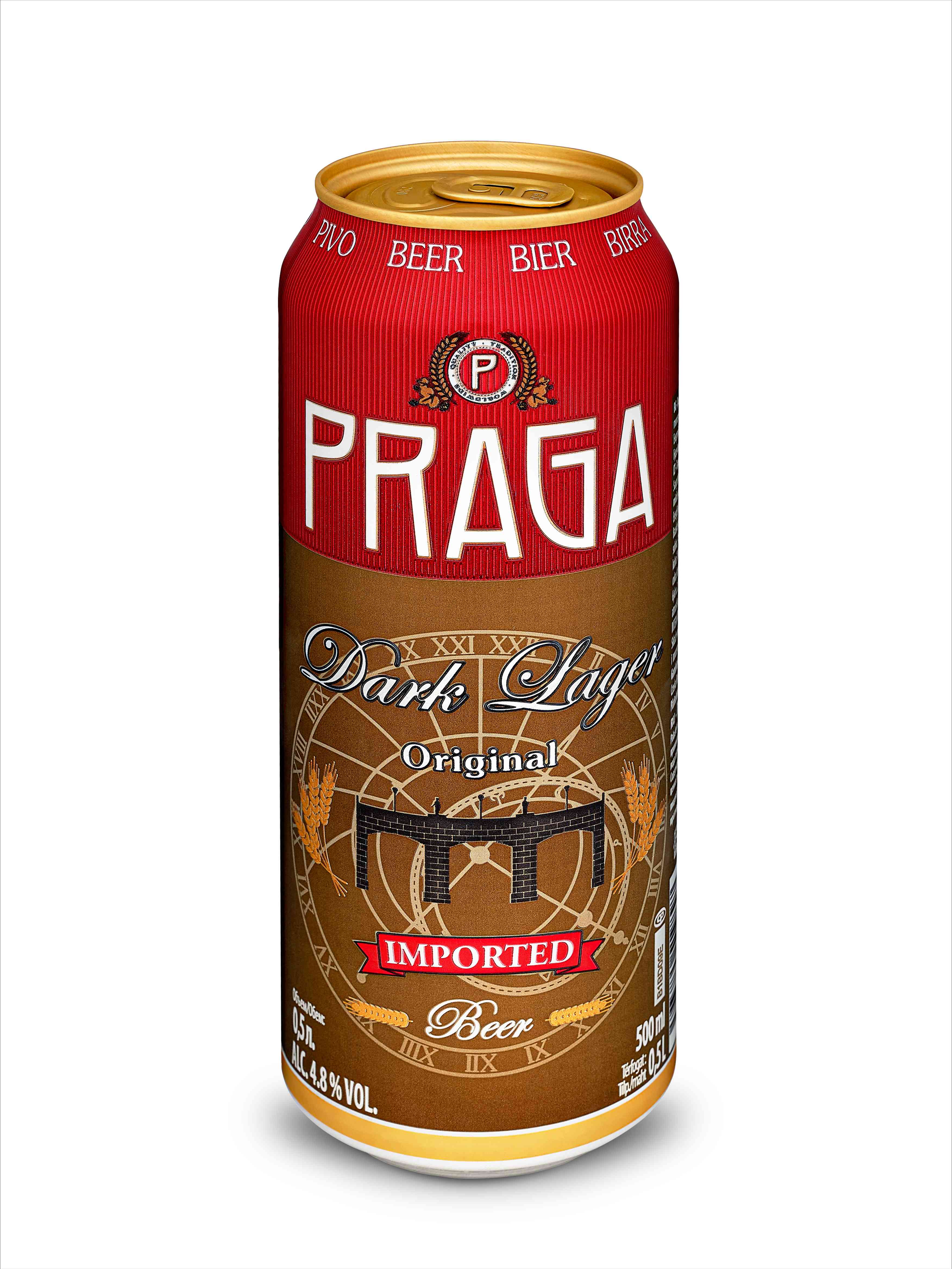 捷克进口PRAGA深棕黑啤