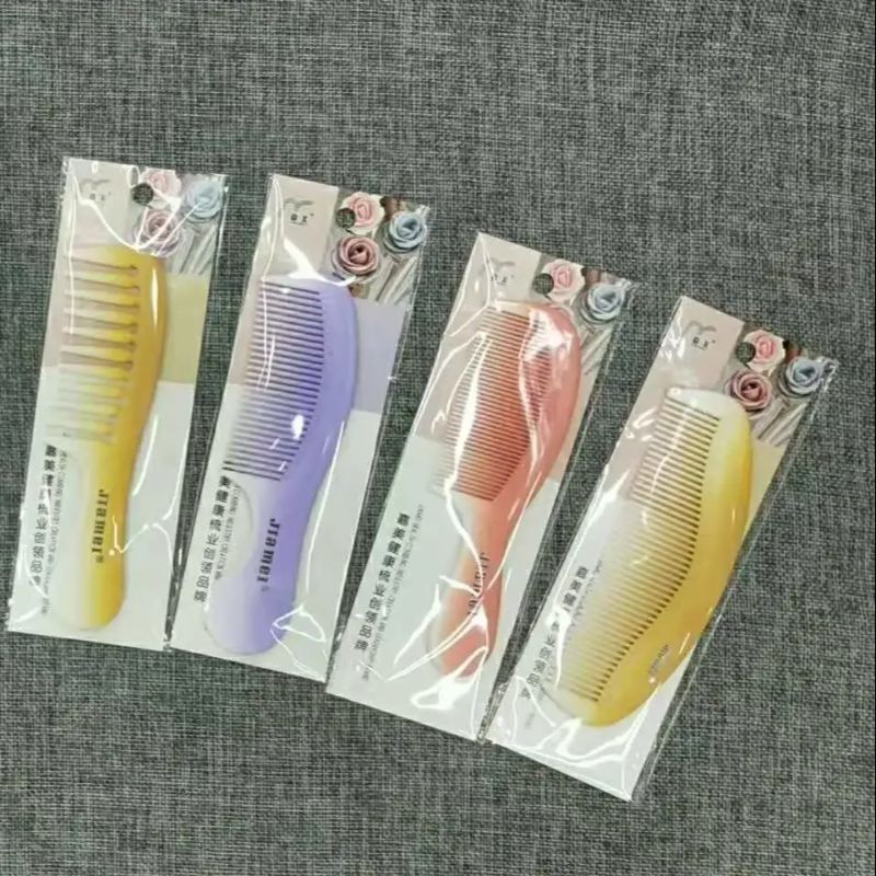 梳子卡通小梳子系列家用便携塑料梳子卷发长发可爱大齿宽齿梳头实用