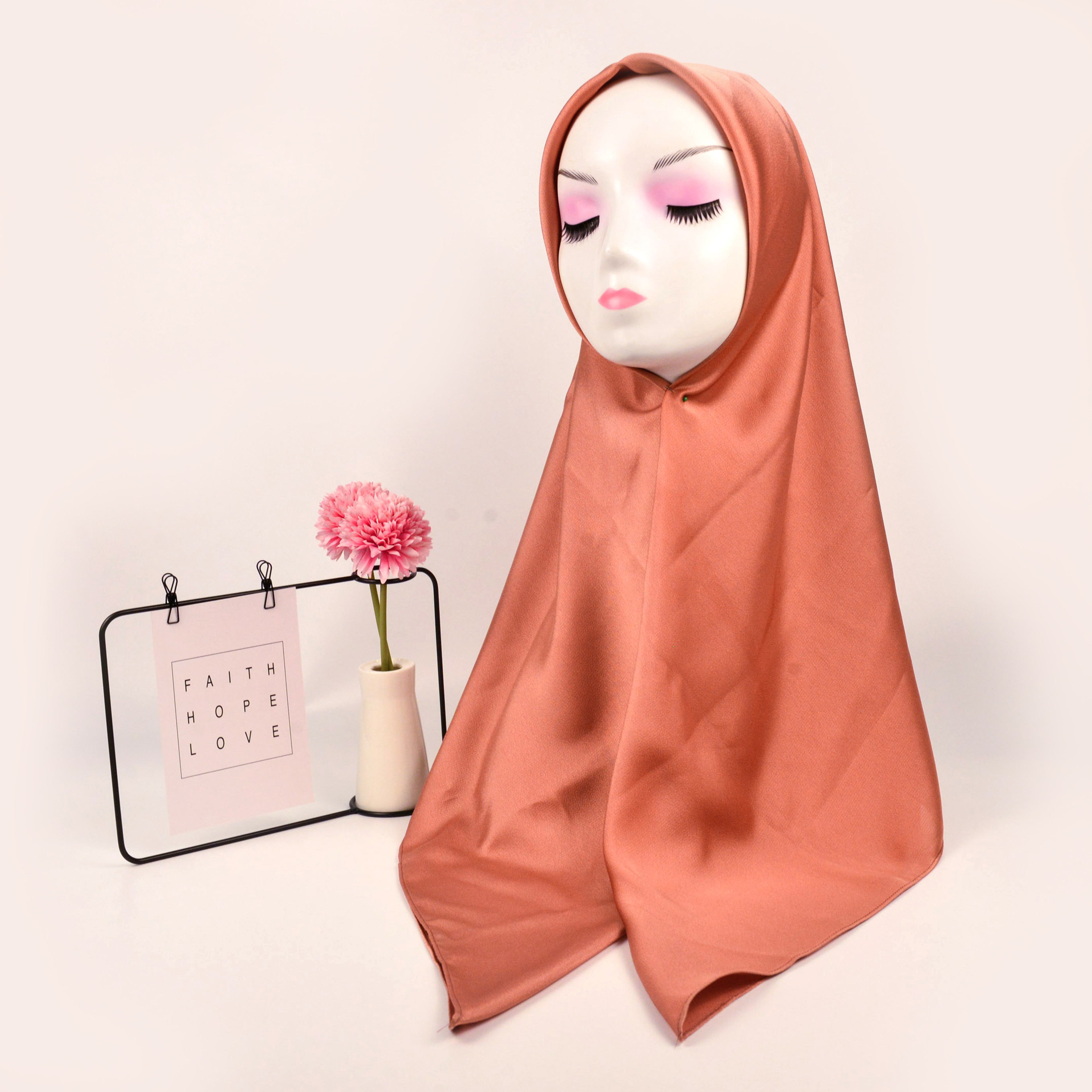 Aliexpress New Lace Lace Dot Diamond Monochrome Patchwork Headscarf Muslim Women Fashion Patch Cloth Cover details Picture