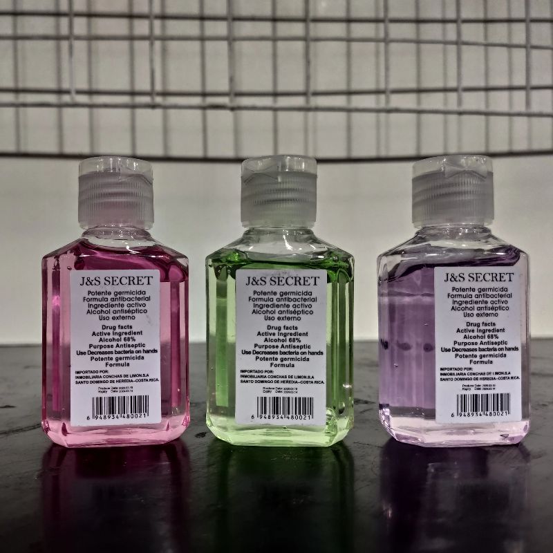 Disinfectant, hand sanitizer, gel, quick-drying, floral fragrance, antibacterial, 60ml, portable for home use details Picture