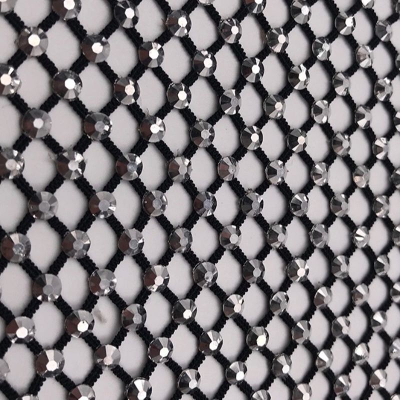 服装辅料树脂网布烫钻 DIY烫钻烫图供应  26✖️105cm