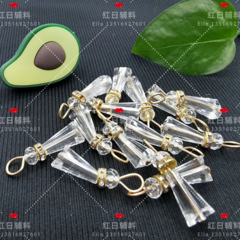宝塔挂件ABS无孔圆珠最新流行装饰扣新款装饰