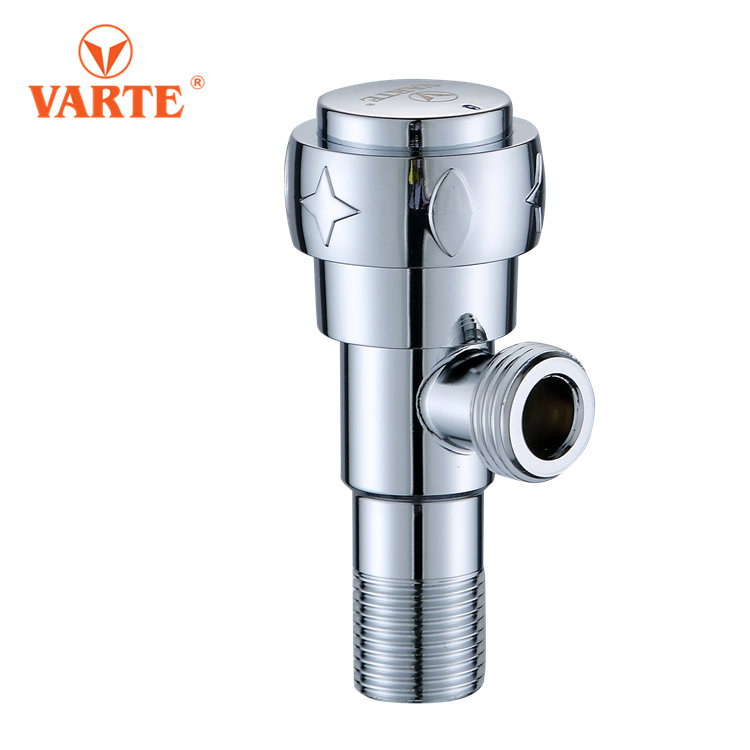 OEM logo on angle valve 201SS body and brass valve core angle valve