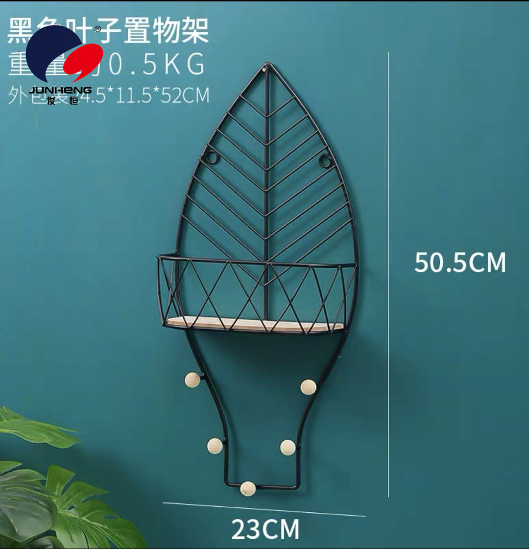 Creative wall shelves without drilling, ironwork wall hanging baskets for living rooms and bedrooms, and wall cosmetic storage hanging racks Specification image