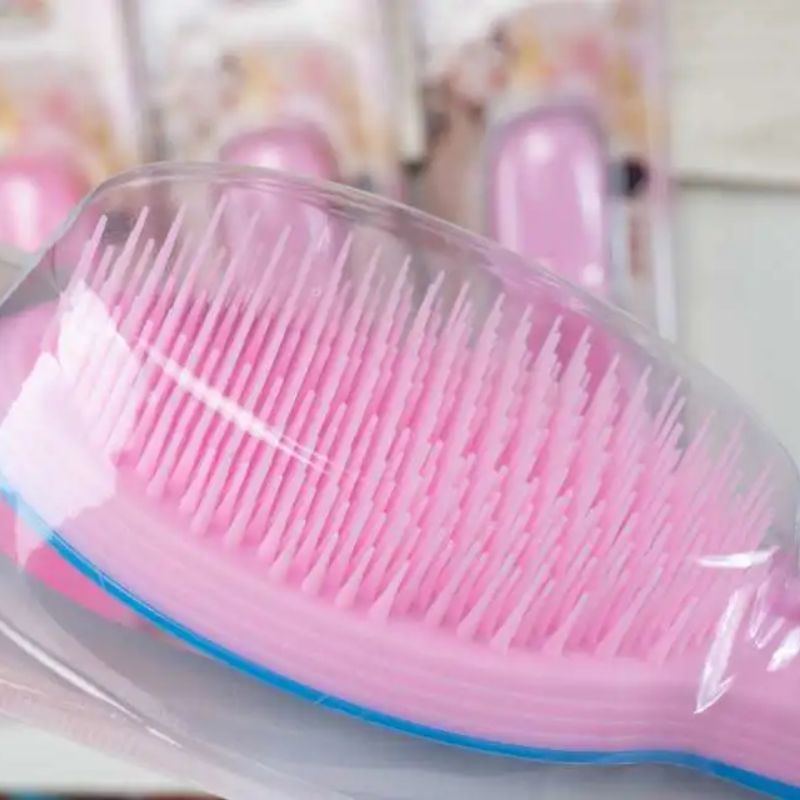 Net Red Long Handle Smooth Hair Comb Close Teeth Massage Long Hair Comb Straight Hair Curly Hair Princess Comb Tt Comb Anti-Static Item Picture