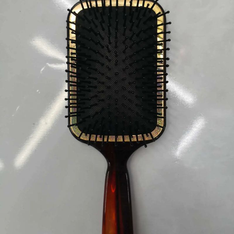 High-Grade Board Comb Amber Large Board Comb Boutique Plastic Comb High-Grade Hair Comb Home Boutique Comb Manufacturers Direct Sales Specification drawing