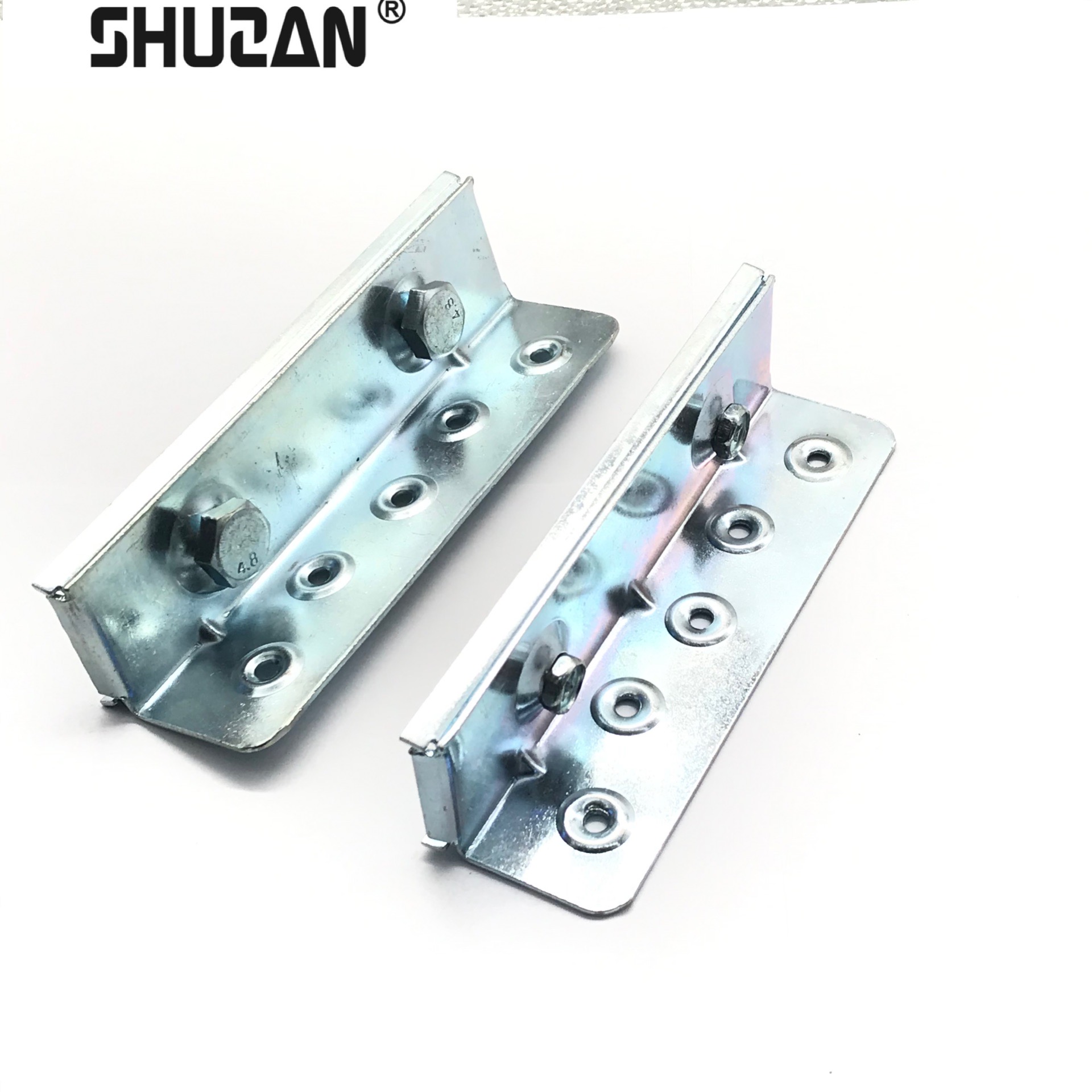 Factory direct sales thick bed hinge bed insert solid wood bed buckle screw bed pendant fixed accessories Hardware accessories