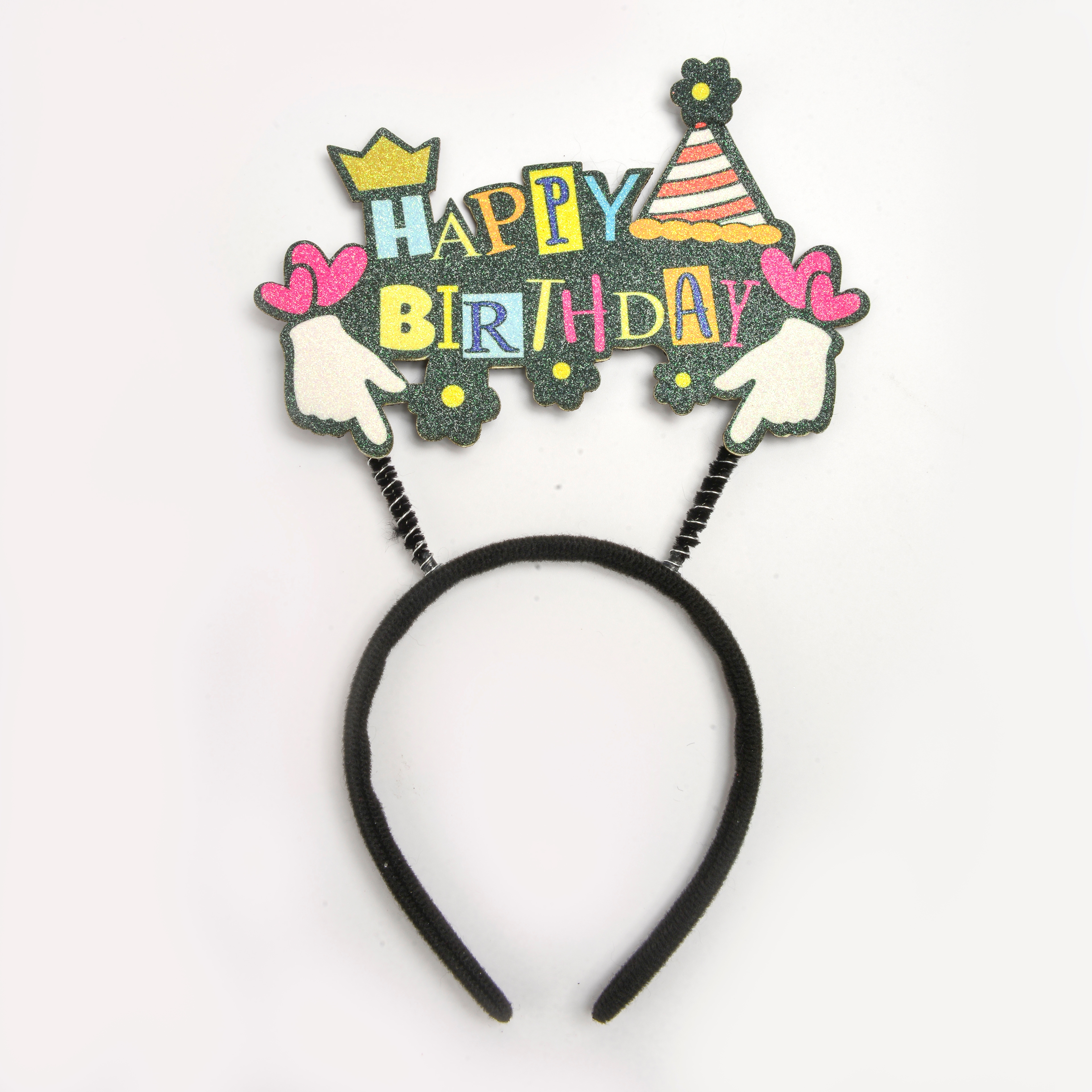 New creative birthday letter shape lovely children's decorative headband holiday birthday party hair accessories wholesale thumbnail