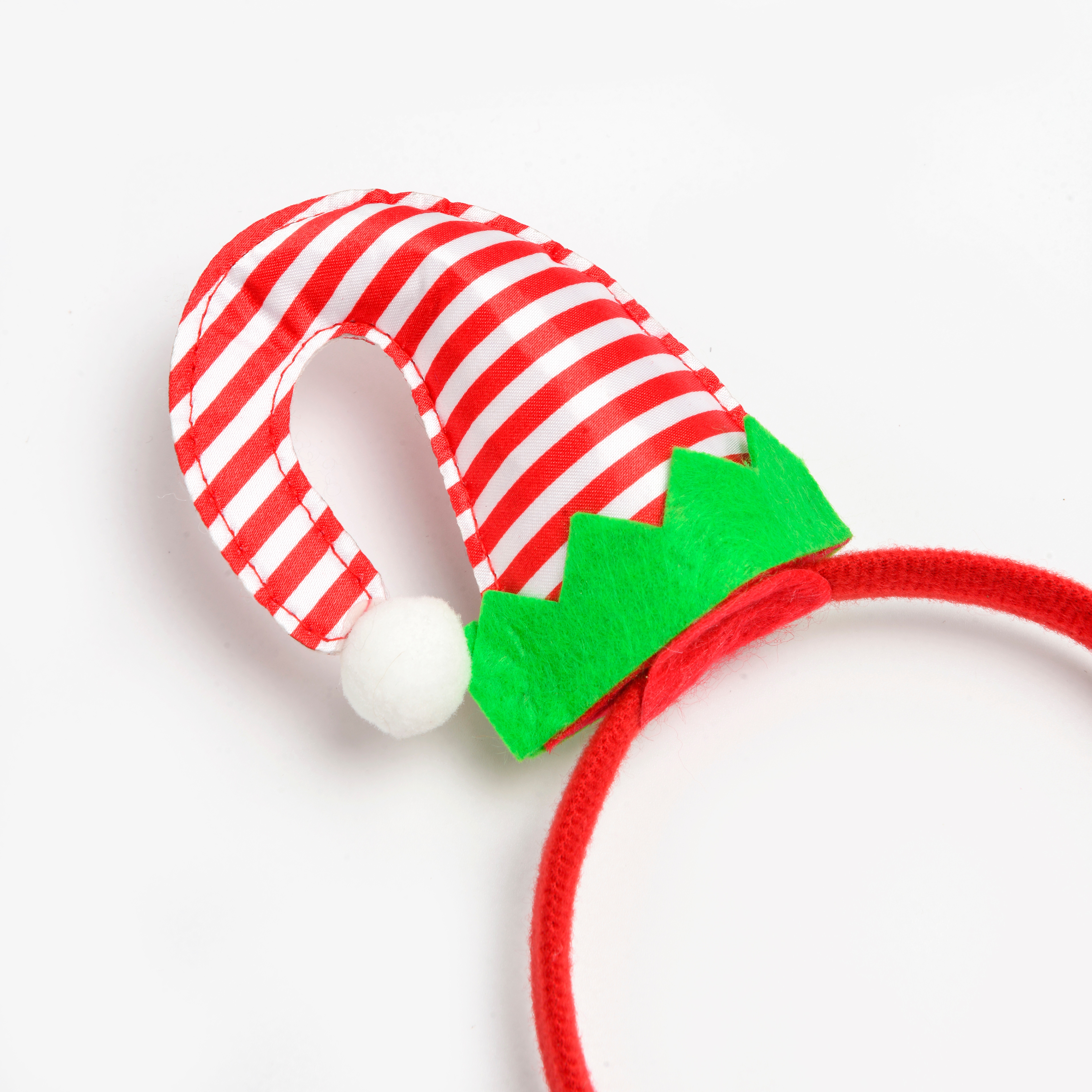 New creative red Santa hat shape lovely children's decorative headband Christmas party hair accessories wholesale details Picture