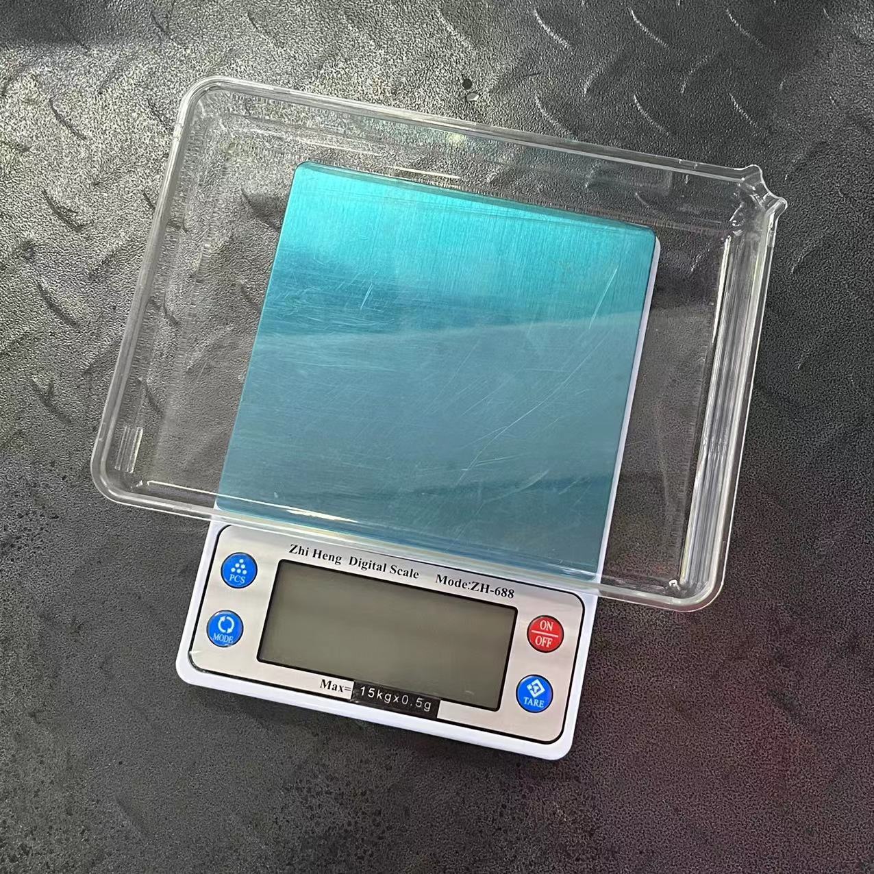 15kg electronic kitchen scale with tray for food and cooking weighing, household scale for precise weighing, bird's nest and tea baking scale full figure