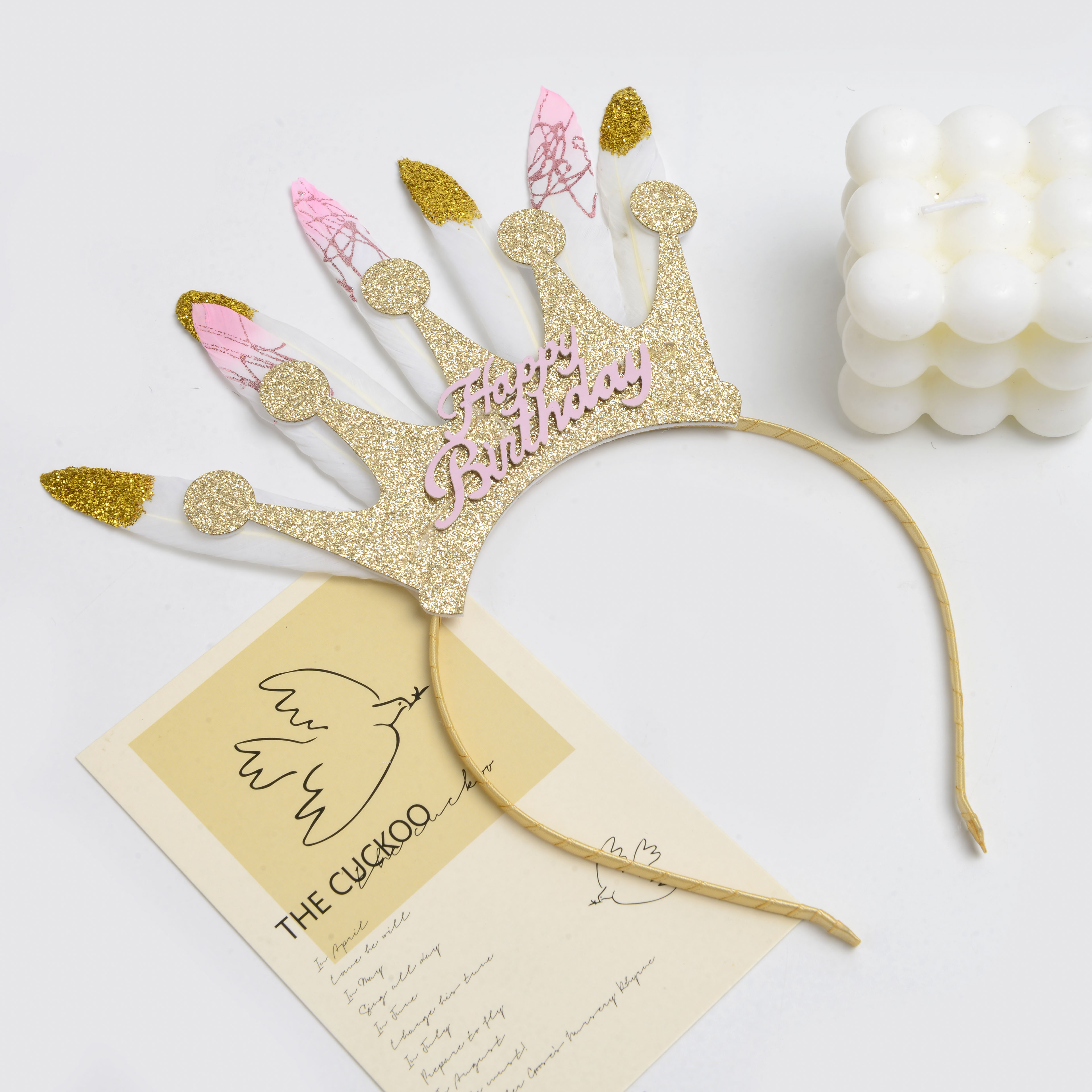New creative golden crown shape lovely children's decorative headband birthday party hair accessories wholesale Application Scenario