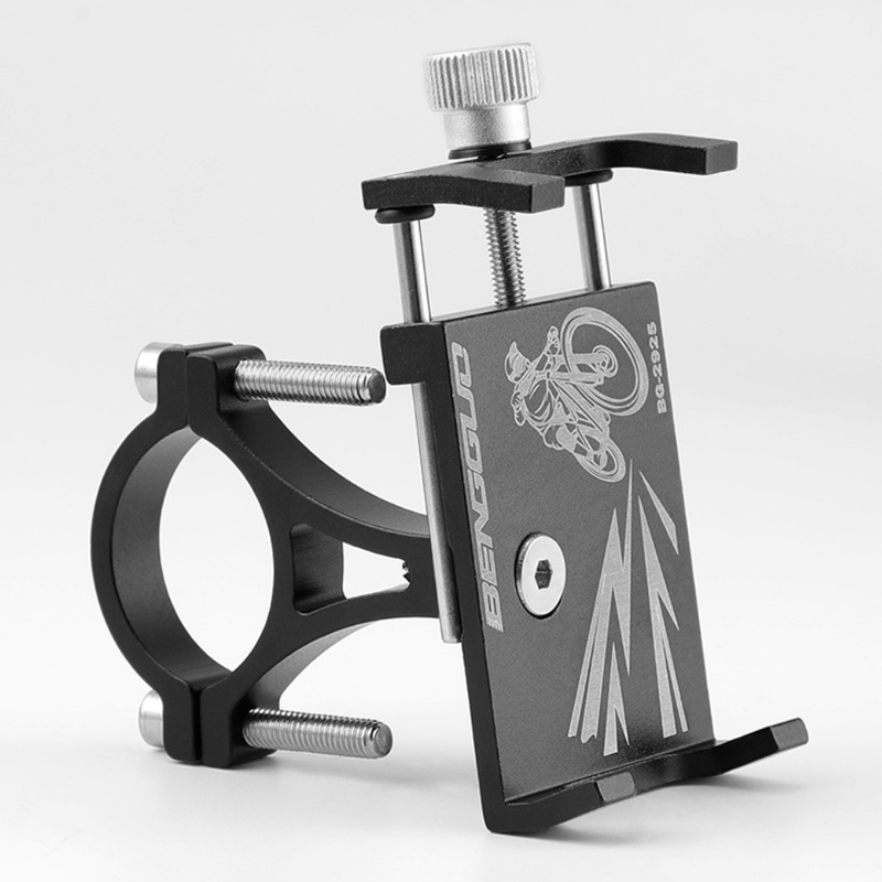 2925 aluminum alloy mobile phone stand, mountain bike aluminum alloy mobile phone stand, mobile phone holder, electric battery, motorcycle navigation, mobile phone bracket Specification image