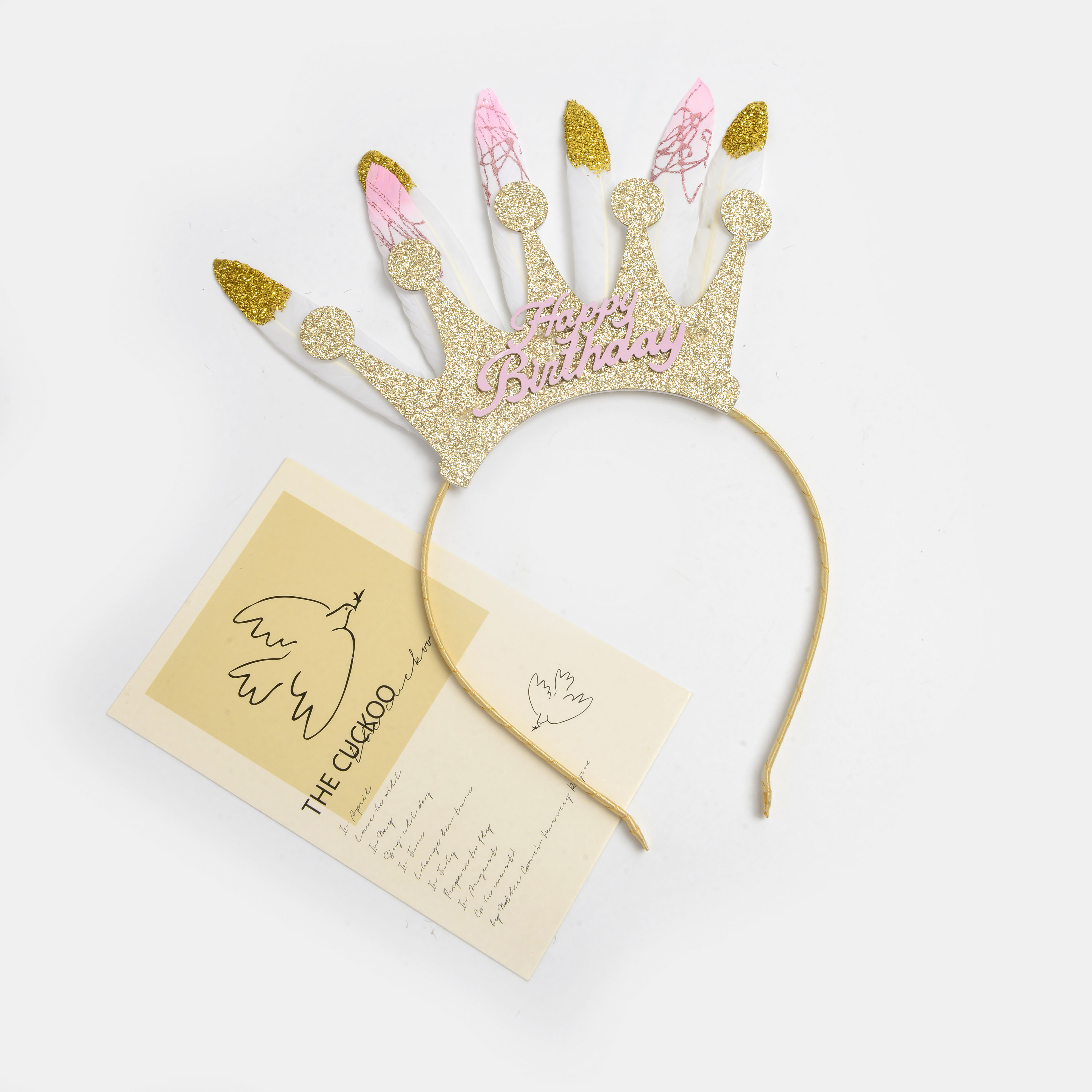 New creative golden crown shape lovely children's decorative headband birthday party hair accessories wholesale Item Picture